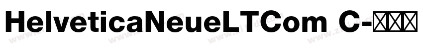 HelveticaNeueLTCom C字体转换